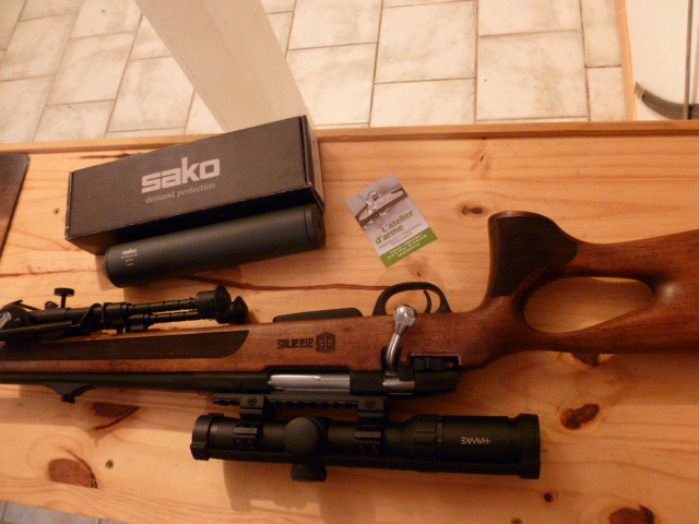 carabine ATA cal 308 win + silencieux SAKO