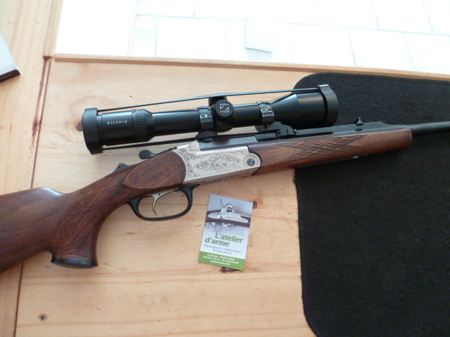 Blaser K77 cal 6,5 x 57 R + lunette Zeiss Diavari 1.5 - 6 x 42