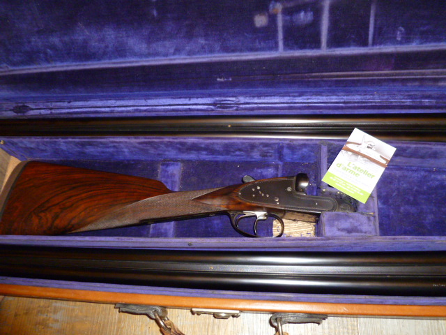 Lebeau Courally platines cal 12 avec 2 canons